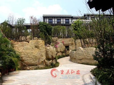 悅榕莊--園林假山塑石_重慶假山丨重慶假山制作丨重慶主題樂園裝修丨重慶雕塑制作丨假山塑石丨游樂場裝修丨園林景觀丨辰可實(shí)業(yè)